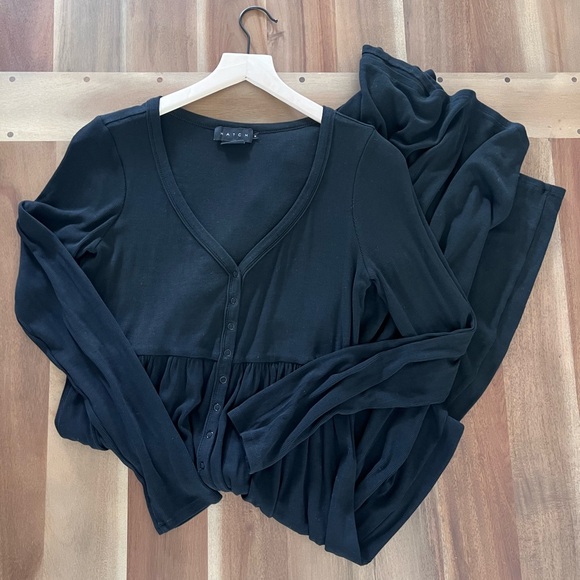 HATCH The Softest Rib Nursing Dress - Picture 6 of 8